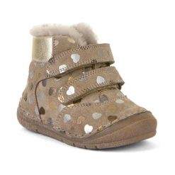 Buty dziecięcie za kostkę Froddo (G2110143-26). Brązowe obuwie trekkingowe damskie Froddo, za kostkę, bez zapięcia. Za 269.00 zł.