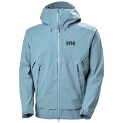 Kurtka narciarska Helly Hansen Verglas BC. Niebieskie kurtki sportowe męskie Helly Hansen, na zimę, m, bez wzorów, bez kaptura, narciarskie. Za 1,636.70 zł.