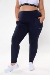 Legginsy fitness damskie Rough Radical Cosy Plus size. Czarne legginsy damskie ROUGH RADICAL, l, bez wzorów, z dzianiny, z podwyższonym stanem, długie, na fitness i siłownię. Za 159.90 zł.