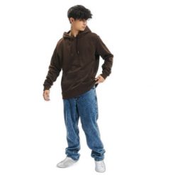 Bluza z kapturem Urban Classics Basic. Brązowe bluzy męskie Urban Classics, m, bez wzorów, bez ramiączek, z kapturem. Za 198.50 zł.