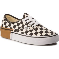 Tenisówki VANS - Authentic VN0A38EMU58 (Gum Block) Checkerboard. Brązowe trampki i tenisówki damskie Vans, bez wzorów, z gumy, bez zapięcia. W wyprzedaży za 219.00 zł.