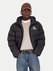 Calvin Klein Jeans Kurtka zimowa LV04RD528G Czarny Regular Fit. Czarne kurtki męskie Calvin Klein Jeans, na zimę, m, bez wzorów, z jeansu, bez kaptura. Za 899.99 zł.
