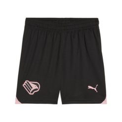Młodzieżowe szorty Palermo F.C. PUMA Black Team Light Pink. Czarna szorty damskie Puma, bez wzorów, młodzieżowe. W wyprzedaży za 134.00 zł.
