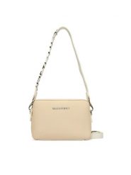 Valentino Torebka Alexia Summer VBSA0D09 Beżowy. Brązowe listonoszki damskie Valentino, bez wzorów, ze skóry, bez dodatków. Za 359.99 zł.