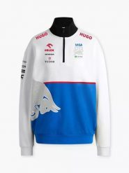 Bluza męska Hugo Boss Racing Bulls Męska Vcarb Rp Team Sweter Biały Biały. Białe swetry męskie Hugo Boss, m, bez wzorów, z bawełny, eleganckie, bez kołnierzyka, bez ramiączek. Za 238.99 zł.