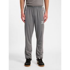 Spodnie treningowe Hummel Lead 2.0. Szare spodnie sportowe męskie Hummel, bez wzorów, na fitness i siłownię. Za 193.00 zł.