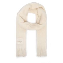 Szalik Calvin Klein. Białe szaliki damskie Calvin Klein, bez wzorów. Za 329.99 zł.