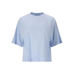 Koszulka damska Athlecia Reynolds. Niebieskie bluzki damskie Athlecia, bez wzorów, sportowe, bez kołnierzyka, bez ramiączek. Za 129.50 zł.