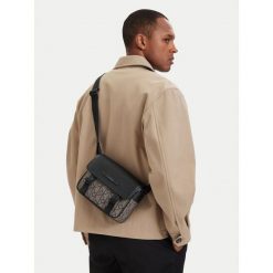 Saszetka Calvin Klein. Brązowe saszetki i nerki męskie Calvin Klein, bez wzorów. Za 409.99 zł.