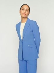 MOS MOSH Marynarka - MMLeonora Miley Kobiety niebieski, 38. Niebieskie marynarki i żakiety damskie Mos Mosh, bez wzorów, eleganckie, bez kołnierzyka, bez ramiączek. Za 649.95 zł.