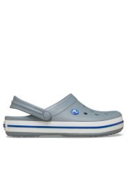 Crocs Klapki Crocband 11016 Niebieski. Niebieskie klapki męskie Crocs, bez wzorów, z tworzywa sztucznego, bez zapięcia. Za 249.99 zł.