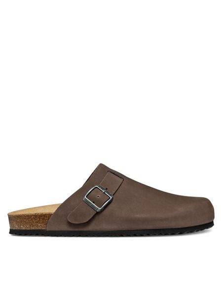 Geox Klapki U Sandal Ghita U559VC 00032 C6024 Brązowy. Brązowe klapki męskie Geox, bez wzorów, z nubiku, bez zapięcia. Za 309.99 zł.