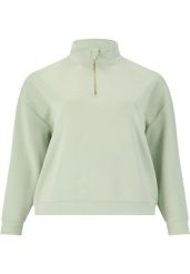 Damska bluza rozpinana z zamkiem 1/4 Q Sportswear Kelleyen. Zielone bluzy damskie ENDURANCE Q, l, bez wzorów, z materiału, eleganckie, bez ramiączek, bez kaptura. Za 297.50 zł.