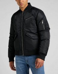 LEE BOMBER JACKET MĘSKA KURTKA PRZEJŚCIOWA L87GOS01 112321553. Kurtki męskie Lee, l, bez wzorów, bez kaptura. Za 349.99 zł.
