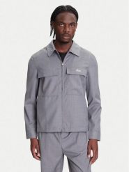 Robe di Kappa Kurtka koszulowa Robe Giovani Gafsa 67124CW Szary Regular Fit. Szare kurtki męskie Robe di Kappa, m, bez wzorów, z syntetyku, bez kaptura. Za 675.99 zł.