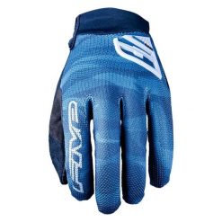 Rękawiczki XR-PRO - CAMO BLUE (niebieski kamuflaż) - S/8. Niebieskie rękawiczki męskie FIVE GLOVES, bez wzorów, ze skóry. Za 134.00 zł.