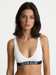Calvin Klein Swimwear Góra od bikini LV00Q61211 Biały. Białe bikini Calvin Klein Swimwear, xs, bez wzorów, z syntetyku. Za 162.99 zł.