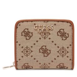 Portfel Guess. Brązowe portfele damskie Guess. Za 159.99 zł.