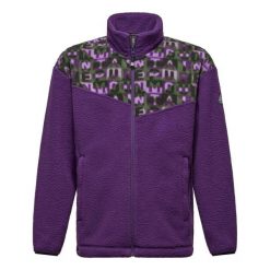 Bluza polarowa Salewa EAGLE ANNIVERSARY outdoor. Fioletowe bluzy damskie Salewa, xl, z aplikacjami, z polaru, bez ramiączek, bez kaptura. Za 636.00 zł.