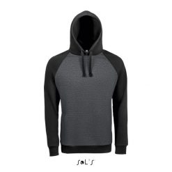 Bluza z kapturem Sol's Seattle. Czarne bluzy damskie SOL'S, s, bez wzorów, z bawełny, bez ramiączek, z kapturem. Za 175.30 zł.