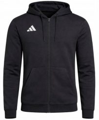 Adidas Bluza męska adidas Entrada 26 FZ Hoody czarna KF5945. Czarne bluzy męskie Adidas, m, bez wzorów, bez ramiączek, bez kaptura. Za 134.00 zł.
