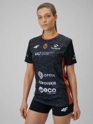 4F Koszulka meczowa replika wyjazdowa z sezonu 2025/26 uniseks 4F x Uni Opole - czarna XXL. Czarne t-shirty męskie 4F, m, bez wzorów, z dzianiny, bez kołnierzyka, bez ramiączek. Za 179.99 zł.