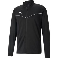 Bluza męska Puma teamRISE Training Poly Jacket czarna. Białe bluzy męskie Puma, m, bez wzorów, sportowe, bez ramiączek, bez kaptura. Za 149.00 zł.