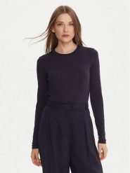 Weekend Max Mara Bluzka Multie 2525946012 Granatowy Slim Fit. Niebieskie bluzki damskie Weekend Max Mara, l, bez wzorów, z wiskozy, bez kołnierzyka, bez ramiączek. Za 339.99 zł.
