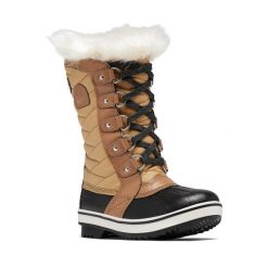 Śniegowce juniorskie Sorel Tofino II. Brązowe buty zimowe męskie Sorel, na zimę, bez wzorów, bez obcasa, bez zapięcia. W wyprzedaży za 469.00 zł.