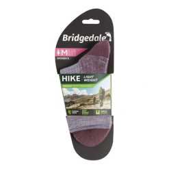 Skarpety do turystyki Bridgedale HIKE LW END AN ORI LD. Fioletowe skarpetki damskie Bridgedale, bez wzorów. Za 83.99 zł.