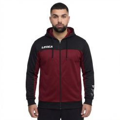 Oversize kurtka sportowa z zamkiem FLEX bordowa. Czarne kurtki sportowe męskie Legea, xl, bez wzorów, do biegania. Za 88.00 zł.