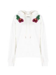 Pinko Bluza "Mutato" | 101213 A0VG | Kobieta | Biały. Białe bluzy damskie Pinko, s, bez wzorów, z bawełny, eleganckie, bez ramiączek, z kapturem. W wyprzedaży za 549.00 zł.