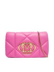 LOVE MOSCHINO Torebka JC4043PP1OLC0604 Różowy. Czerwone torebki do ręki damskie Love Moschino, bez wzorów, ze skóry, bez dodatków. Za 789.99 zł.