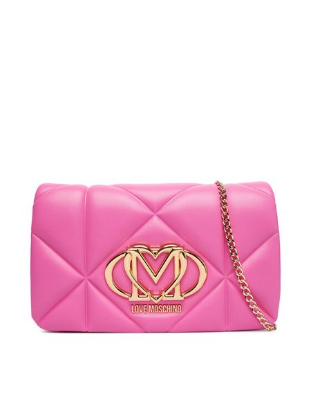 LOVE MOSCHINO Torebka JC4043PP1OLC0604 Różowy. Czerwone torebki do ręki damskie Love Moschino, bez wzorów, ze skóry, bez dodatków. Za 789.99 zł.