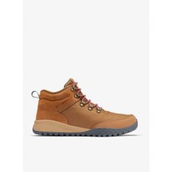 Buty męskie outdoor Columbia Fairbanks Mid. Zielone trekkingi męskie Columbia, na zimę, bez zapięcia. Za 435.99 zł.