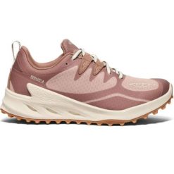 Keen Zionic WP W damskie wodoodporne buty trekkingowe Warm Taupe/Raw Umber 37.5. Brązowe obuwie trekkingowe damskie Keen, bez zapięcia. Za 582.99 zł.