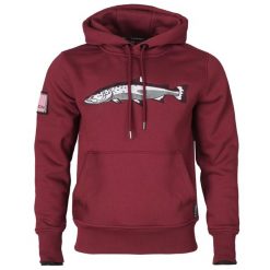 Taimen Menza Embroidery Sweatshirt – Burgundy. Brązowe bluzy męskie TAIMEN, bez wzorów, sportowe, bez ramiączek, bez kaptura. Za 359.00 zł.