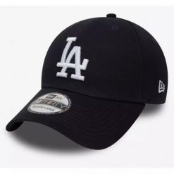 Czapka z daszkiem New Era 39THIRTY MLB Los Angeles Dodgers 10145640. Niebieskie czapki damskie New Era, bez wzorów, sportowe. Za 118.98 zł.