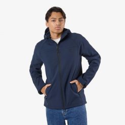Kurtka Softshell Hiking męska Swedemount Tromsö Softshell Jacket oddychająca. Niebieskie kurtki męskie SWEDEMOUNT, m, bez wzorów, z softshellu, bez kaptura, trekkingowe. Za 249.99 zł.