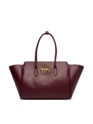 Just Cavalli Torebka 81RA4BA2 ZSA89 Bordowy. Czerwone shopperki damskie Just Cavalli, bez wzorów, ze skóry, bez dodatków. Za 939.99 zł.
