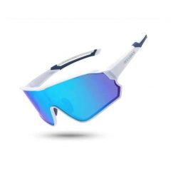 Okulary sportowe unisex Rockbros 10134W z polaryzacją. Białe okulary przeciwsłoneczne damskie ROCKBROS. Za 78.00 zł.