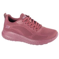 Buty sportowe Sneakersy damskie, Bobs Squad Chaos - Face Off. Fioletowe obuwie sportowe damskie Skechers, bez wzorów, bez zapięcia, trekkingowe. Za 269.99 zł.