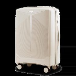 Walizka średnia Wings COCKATIEL polipropylen 24" BEIGE. Brązowe walizki damskie Wings, bez wzorów, z materiału, średnie. Za 259.90 zł.