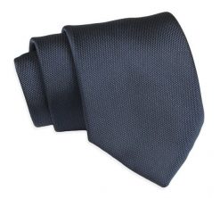 Krawat Klasyczny, Granatowy w Drobny Rzucik, Męski, Szeroki 8 cm, Elegancki -CHATTIER. Niebieskie krawaty i muchy Chattier, bez wzorów, z poliesteru, eleganckie. Za 49.00 zł.