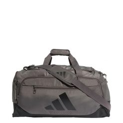 TORBA TRAINING DEFENDER DUFFLE MEDIUM. Czarne torby sportowe męskie Adidas, bez wzorów, z materiału, na ramię. Za 179.00 zł.