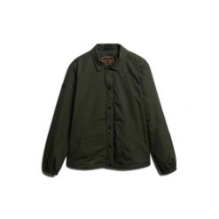 Kurtka Superdry Coach en nylon. Zielone kurtki męskie Superdry, xl, bez wzorów, z nylonu, eleganckie, bez kaptura. Za 413.75 zł.