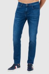 7 FOR ALL MANKIND Granatowe jeansy męskie SLIMMY TAPERED LUXE PERFORMANCE ECO. Niebieskie jeansy męskie 7 for all mankind, z jeansu. W wyprzedaży za 459.99 zł.