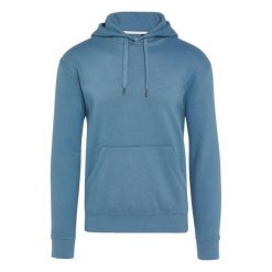 Bluza Z Kapturem Unisex Dla Dorosłych Bez Metki. Niebieskie bluzy sportowe męskie SG, m, bez wzorów, z kapturem. Za 115.99 zł.