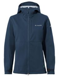 Kurtki damskie All Year Elope Softshell Jacket II. Niebieskie kurtki sportowe damskie Vaude, na jesień, s, bez wzorów, z materiału, bez ramiączek, bez kaptura, trekkingowe. Za 763.05 zł.
