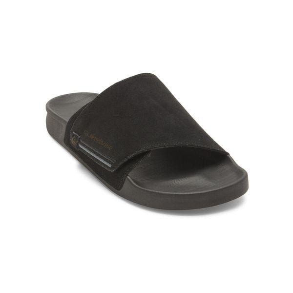 Sandały wsuwane dla Mężczyzn RIVI Czarny. Brązowe sandały męskie Quiksilver, bez wzorów, z gumy, sportowe, bez zapięcia. Za 279.99 zł.